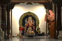 Evening Devi Pujan by HH Swamiji (All Pictures courtesy of Shri Dinesh Karkal)